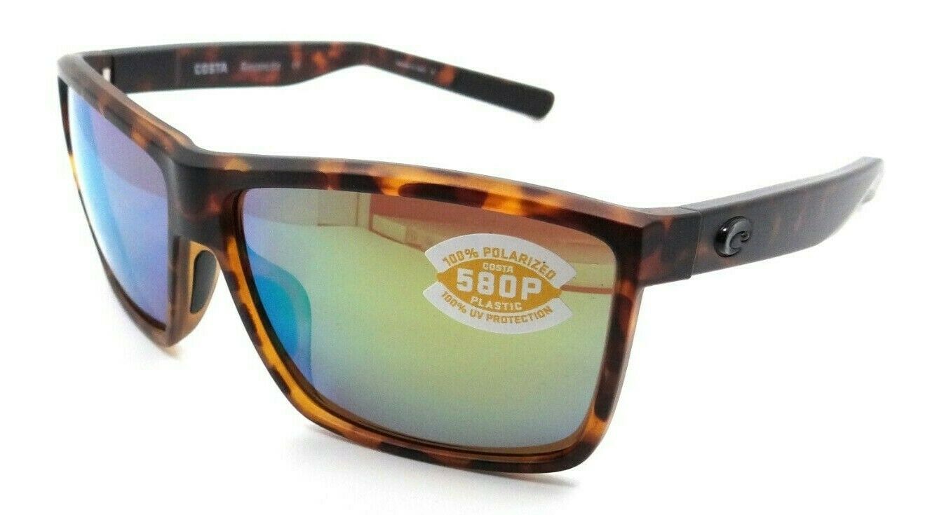 Costa Del Mar Sunglasses Rinconcito 60-12-140 Matte Tortoise / Green Mirror 580P-0097963813303-classypw.com-1