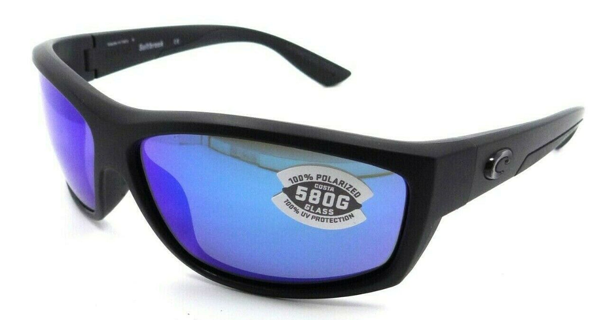 Costa Del Mar Sunglasses Saltbreak 65-12-128 Blackout / Blue Mirror 580G Glass-0097963493413-classypw.com-1