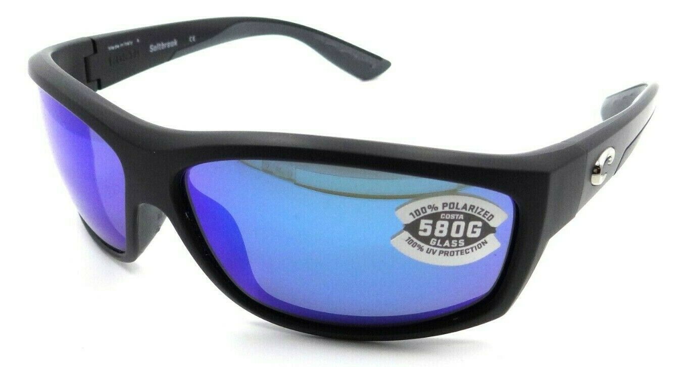 Costa Del Mar Sunglasses Saltbreak 65-12-128 Matte Black / Blue Mirror 580G-0097963493659-classypw.com-1