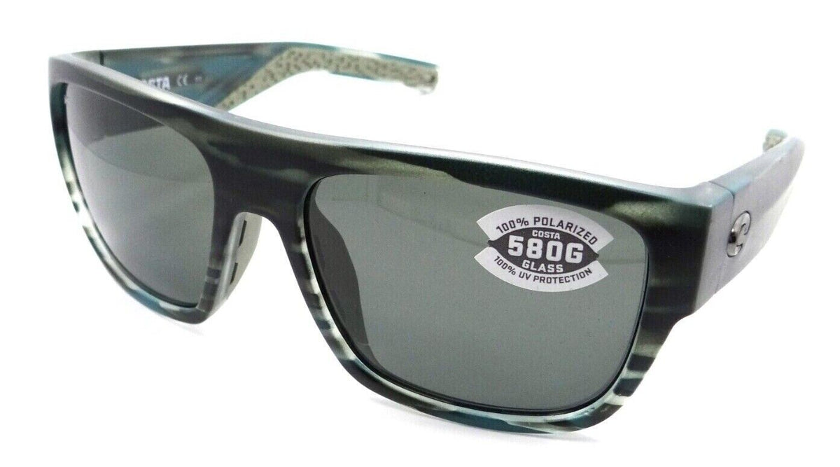 Costa Del Mar Sunglasses Sampan 60-17-135 Matte Reef / Gray 580G Glass-0097963838085-classypw.com-1