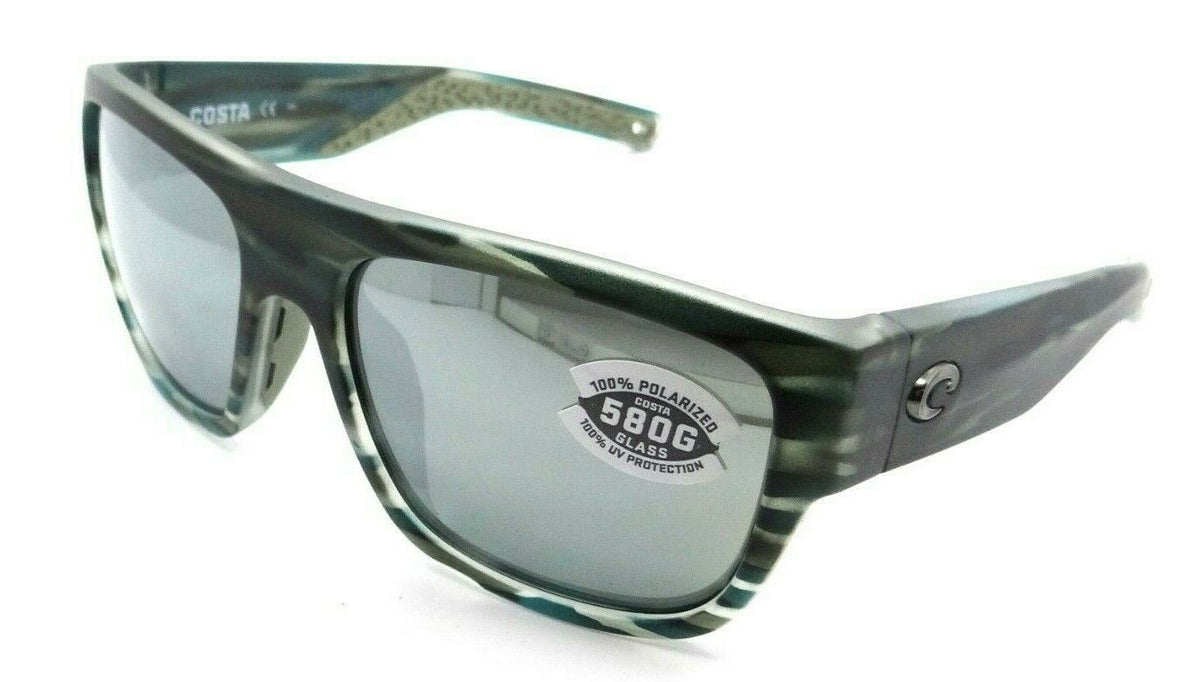 Costa Del Mar Sunglasses Sampan 60-17-136 Matte Reef / Gray Silver Mirror 580G-0097963838139-classypw.com-1