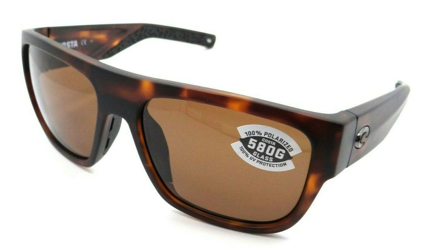 Costa Del Mar Sunglasses Sampan 60-17-136 Matte Tortoise / Copper 580G Glass-097963838009-classypw.com-1