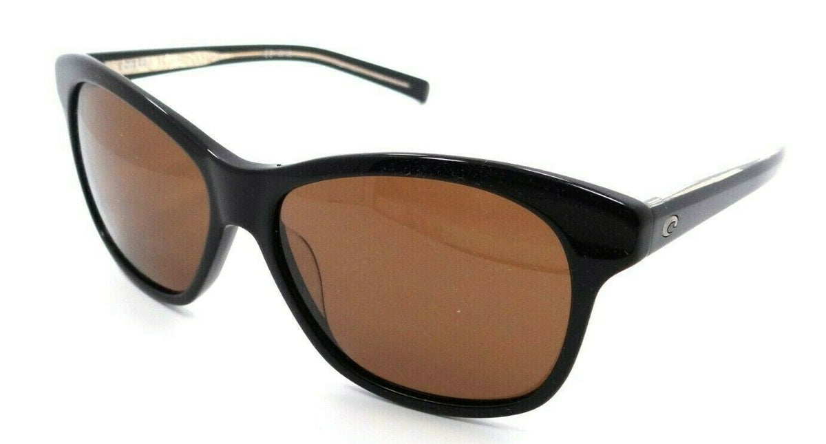 Costa Del Mar Sunglasses Sarasota 57-14-134 Shiny Black / Copper 580G Glass-097963776417-classypw.com-1