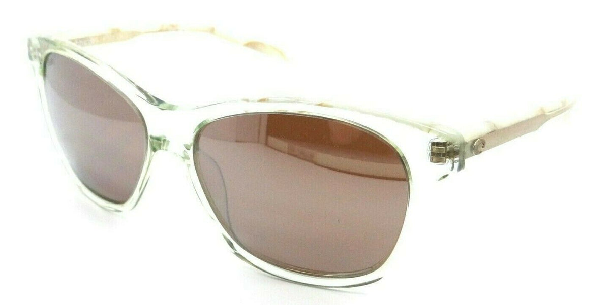 Costa Del Mar Sunglasses Sarasota Seafoam Crystal / Shell Silver Mirror 580G-097963792097-classypw.com-1
