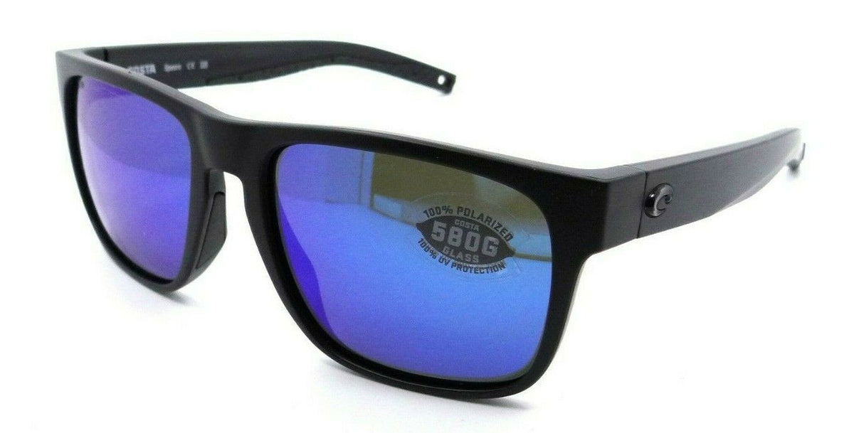 Costa Del Mar Sunglasses Spearo 56-17-134 Blackout / Blue Mirror 580G Glass-097963818438-classypw.com-1