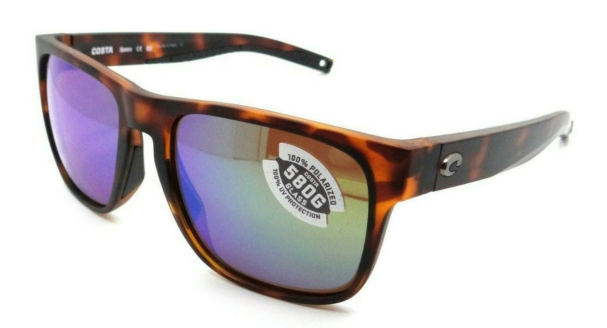 Costa Del Mar Sunglasses Spearo 56-17-134 Matte Tortoise / Green Mirror 580G-097963818520-classypw.com-1