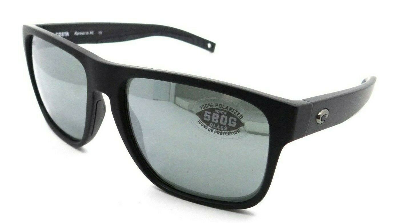 Costa Del Mar Sunglasses Spearo XL 59-17-140 Matte Black/Gray Silver Mirror 580G-097963898249-classypw.com-1
