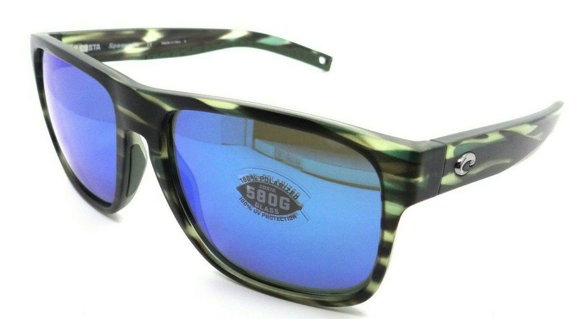 Costa Del Mar Sunglasses Spearo XL 59-17-140 Matte Reef / Blue Mirror 580G Glass-097963898294-classypw.com-1