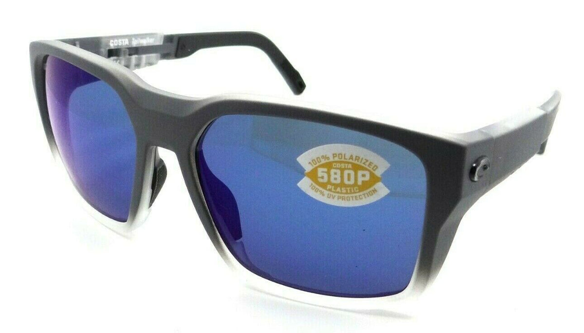 Costa Del Mar Sunglasses Tailwalker 56-17-120 Matte Fog Gray / Blue Mirror 580P-0097963844833-classypw.com-1
