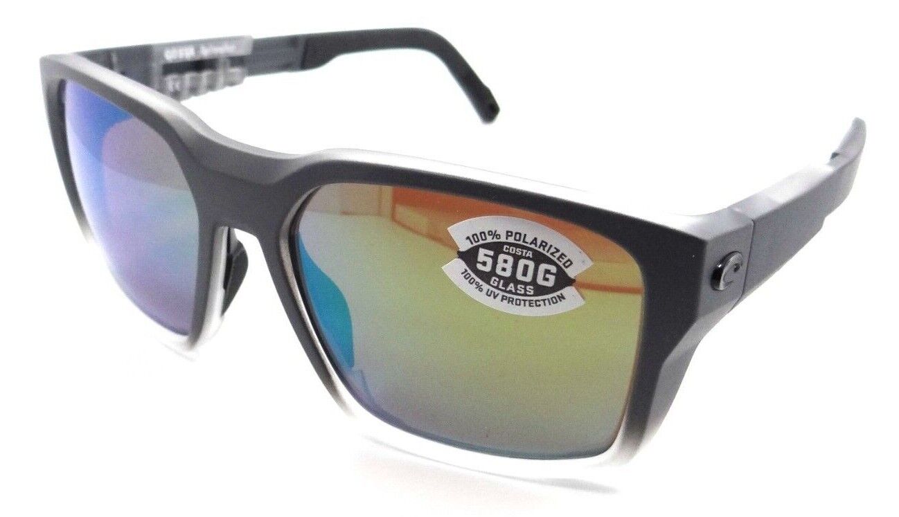Costa Del Mar Sunglasses Tailwalker 56-17-120 Matte Fog Gray / Green Mirror 580G-97963844819-classypw.com-1