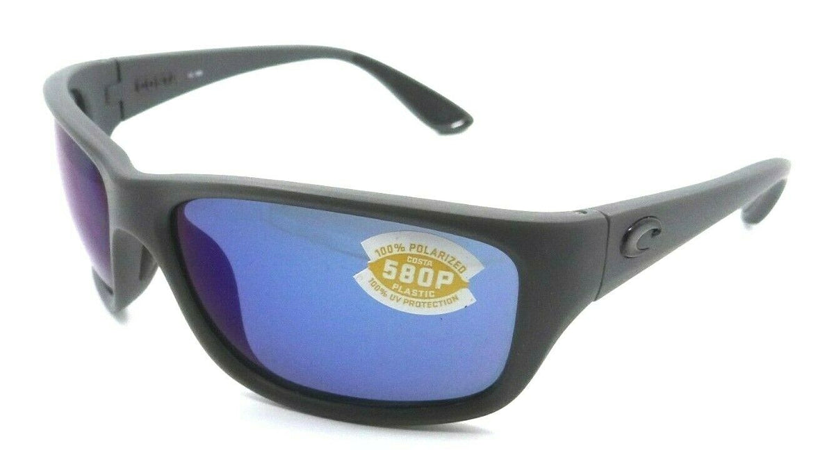 Costa Del Mar Sunglasses Tasman Sea 63-16-129 Matte Grey / Blue Mirror 580P-097963556316-classypw.com-1