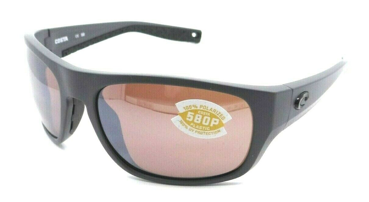 Costa Del Mar Sunglasses Tico TCO 98 OSCP Matte Gray / Copper Silver Mirror 580P-097963812610-classypw.com-1