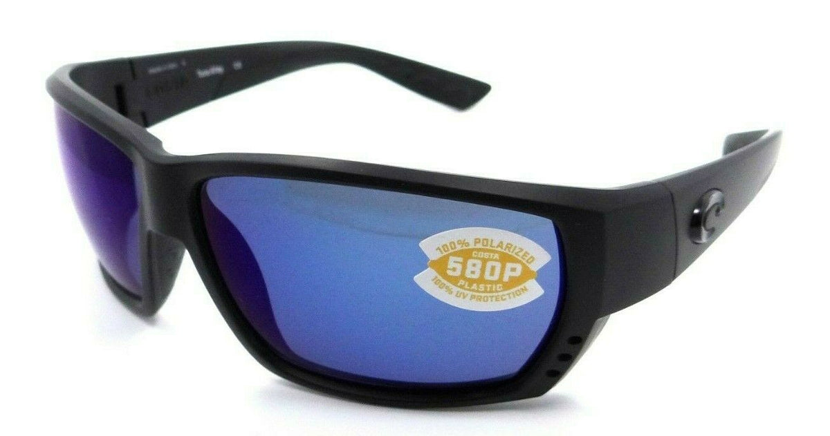 Costa Del Mar Sunglasses Tuna Alley 62-11-125 Blackout / Blue Mirror 580P-097963516952-classypw.com-1