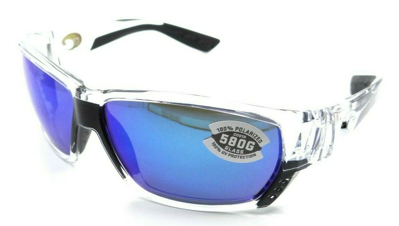 Costa Del Mar Sunglasses Tuna Alley 62-11-125 Crystal / Blue Mirror 580G Glass-097963497992-classypw.com-1