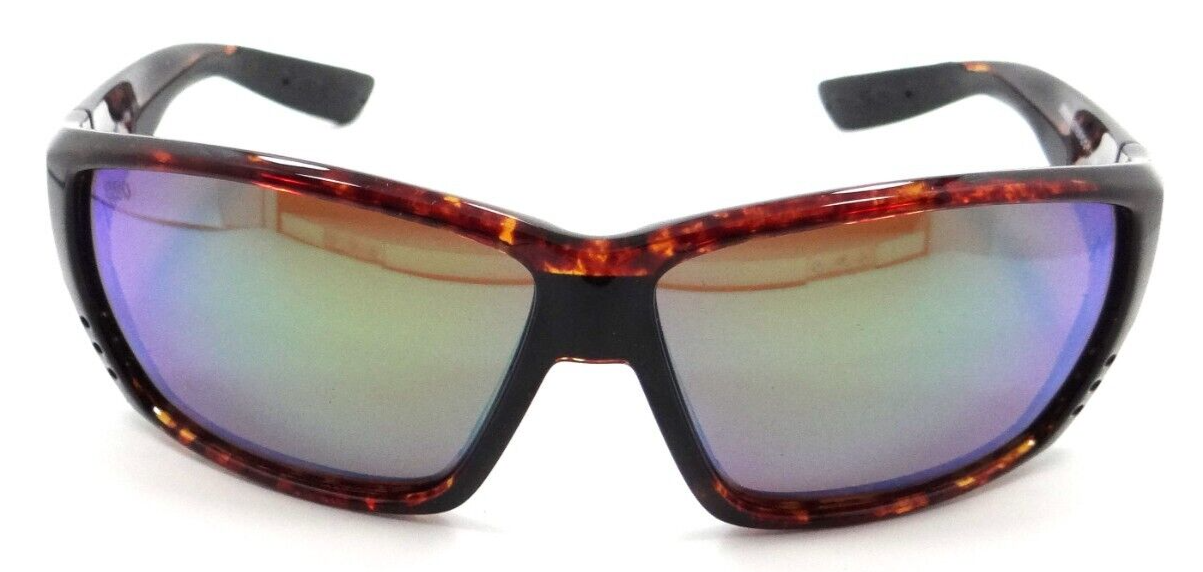Costa Del Mar Sunglasses Tuna Alley 62-11-125 Tortoise / Green Mirror 580G Glass