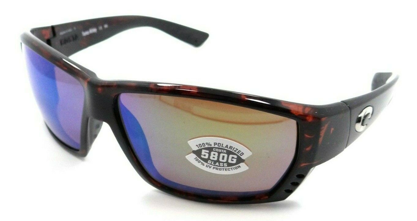 Costa Del Mar Sunglasses Tuna Alley 62-11-125 Tortoise / Green Mirror 580G Glass-0097963497671-classypw.com-1