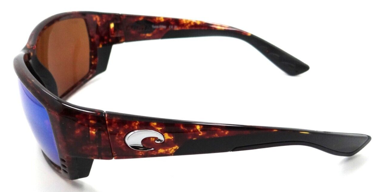 Costa Del Mar Sunglasses Tuna Alley 62-11-125 Tortoise / Green Mirror 580G Glass