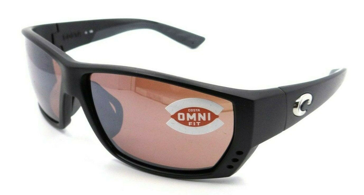 Costa Del Mar Sunglasses Tuna Alley Matte Black / Silver Mirror 580P Global Fit-097963539739-classypw.com-1