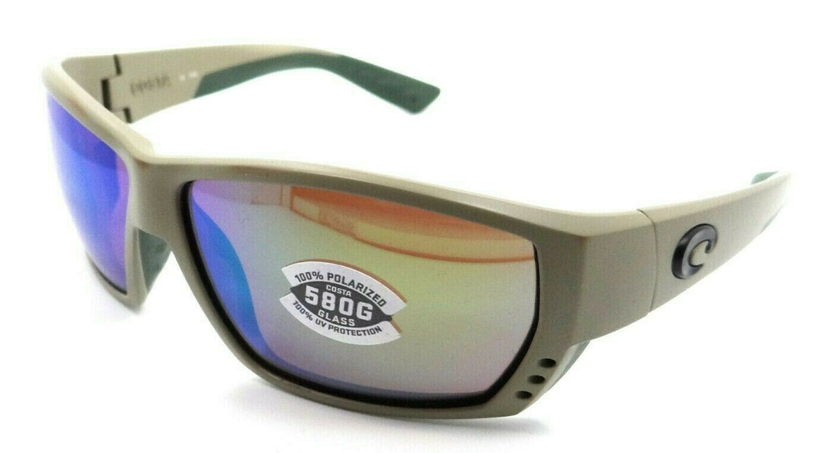 Costa Del Mar Sunglasses Tuna Alley Matte Sand / Green Mirror 580G Glass-097963808828-classypw.com-1