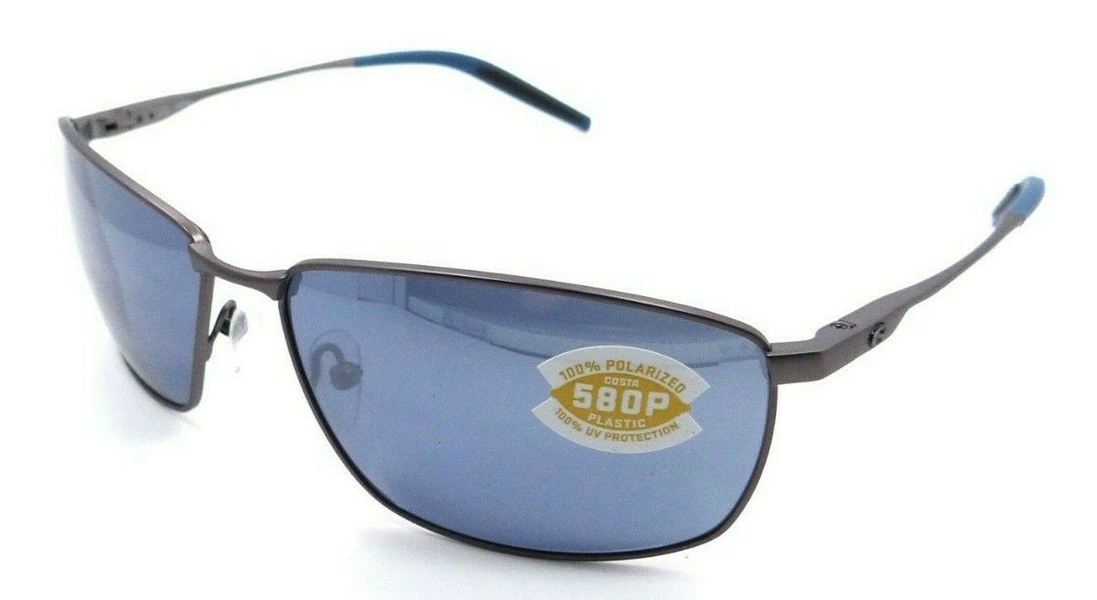 Costa Del Mar Sunglasses Turret Matte Dark Gunmetal / Gray Silver Mirror 580P-097963809238-classypw.com-1