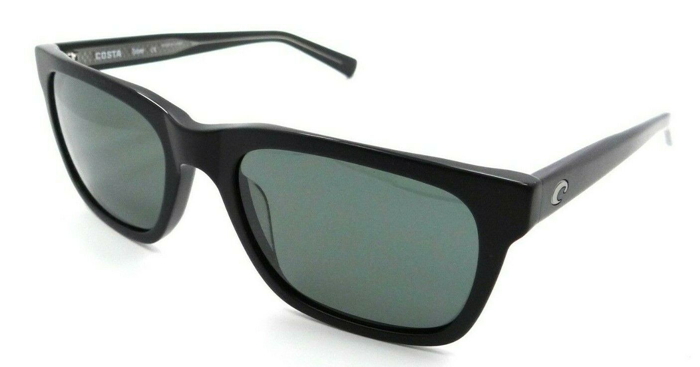 Costa Del Mar Sunglasses Tybee 55-19-140 Matte Black / Gray 580G Glass-097963838498-classypw.com-1