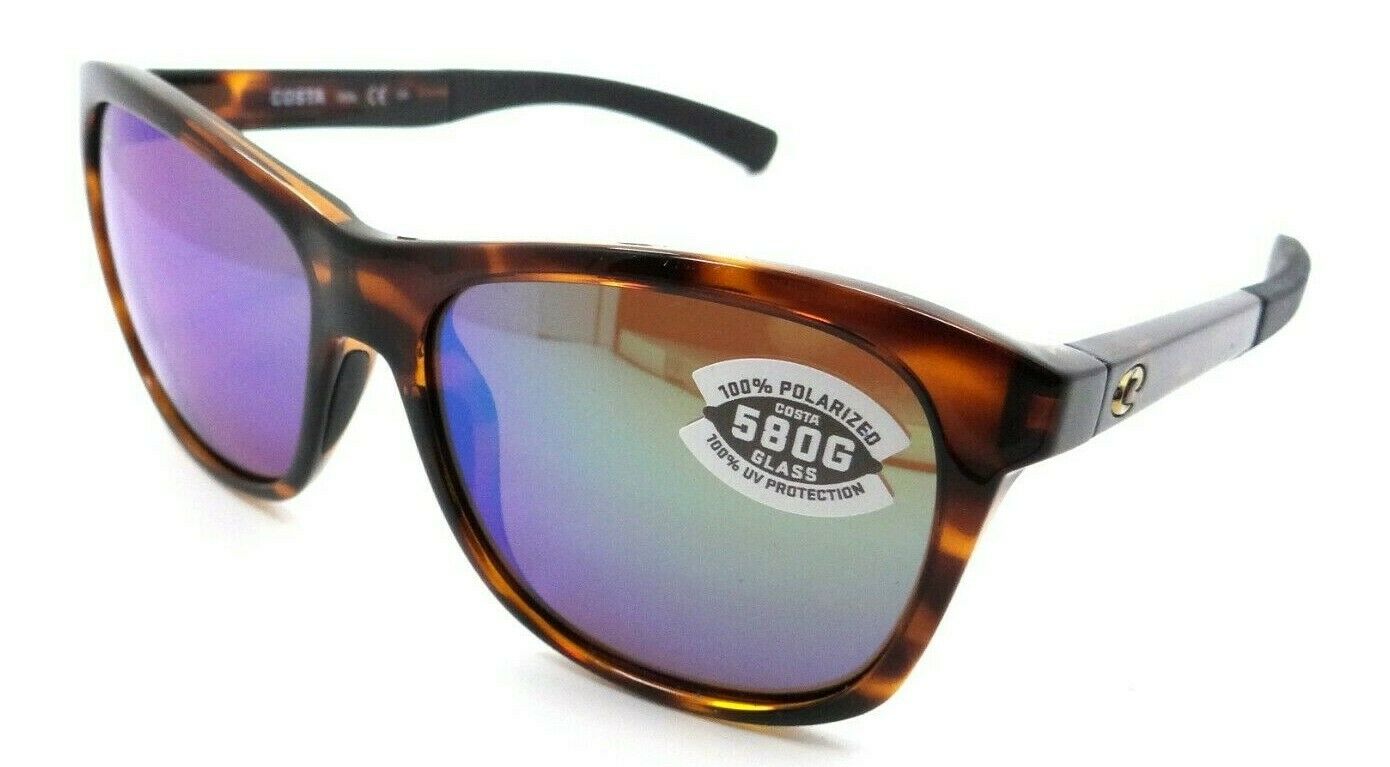 Costa Del Mar Sunglasses Vela 56-15-131 Shiny Tortoise / Green Mirror 580G Glass-097963838245-classypw.com-1
