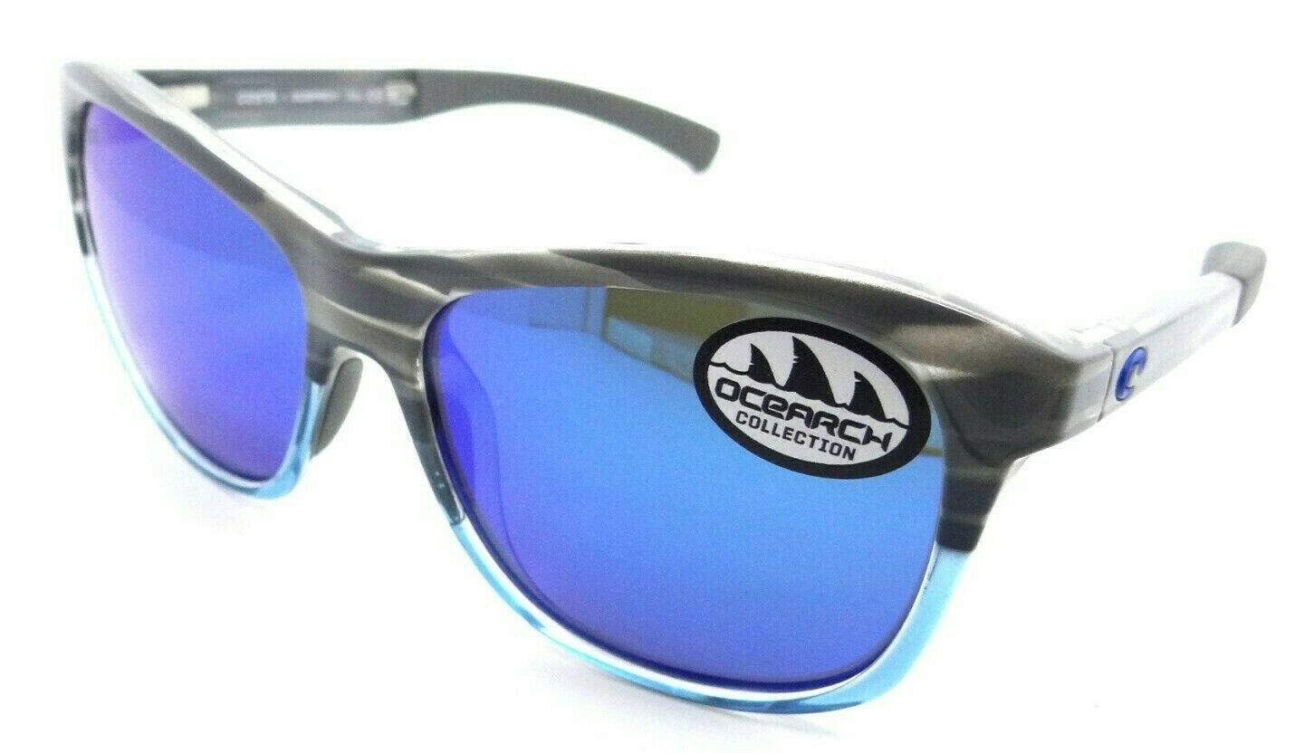 Costa Del Mar Sunglasses Vela Ocearch Shiny Coastal Fade/ Blue Mirror 580G Glass-097963854290-classypw.com-1