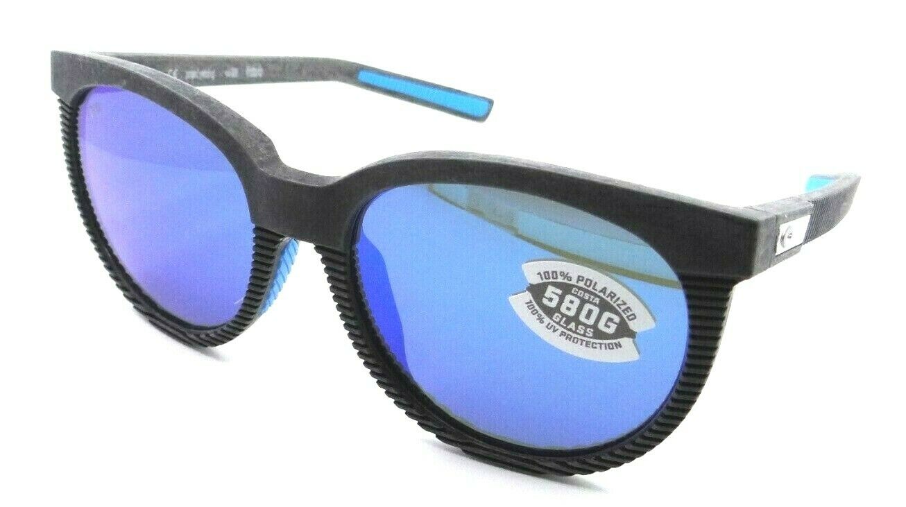Costa Del Mar Sunglasses Victoria Net Gray w/Blue Rubber /Blue Mirror 580G Glass-097963782593-classypw.com-1