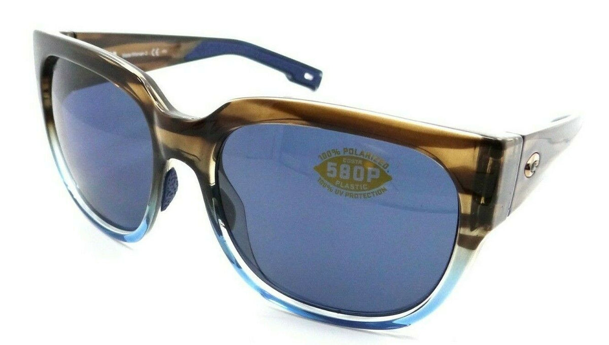 Costa Del Mar Sunglasses Waterwoman 2 II 58-18-132 Shiny Wahoo / Gray 580P-0097963845120-classypw.com-1