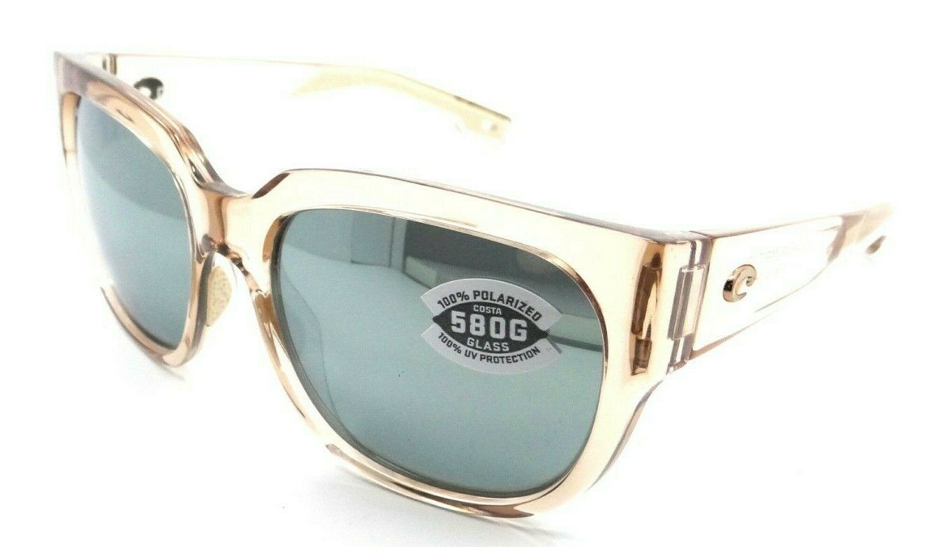 Costa Del Mar Sunglasses Waterwoman 2 II Blonde Crystal /Gray Silver Mirror 580G-097963845182-classypw.com-1