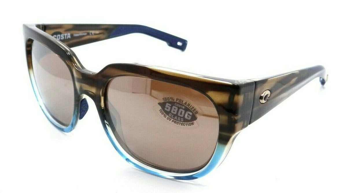 Costa Del Mar Sunglasses Waterwoman Shiny Wahoo /Copper Silver Mirror 580G Glass-097963818841-classypw.com-1