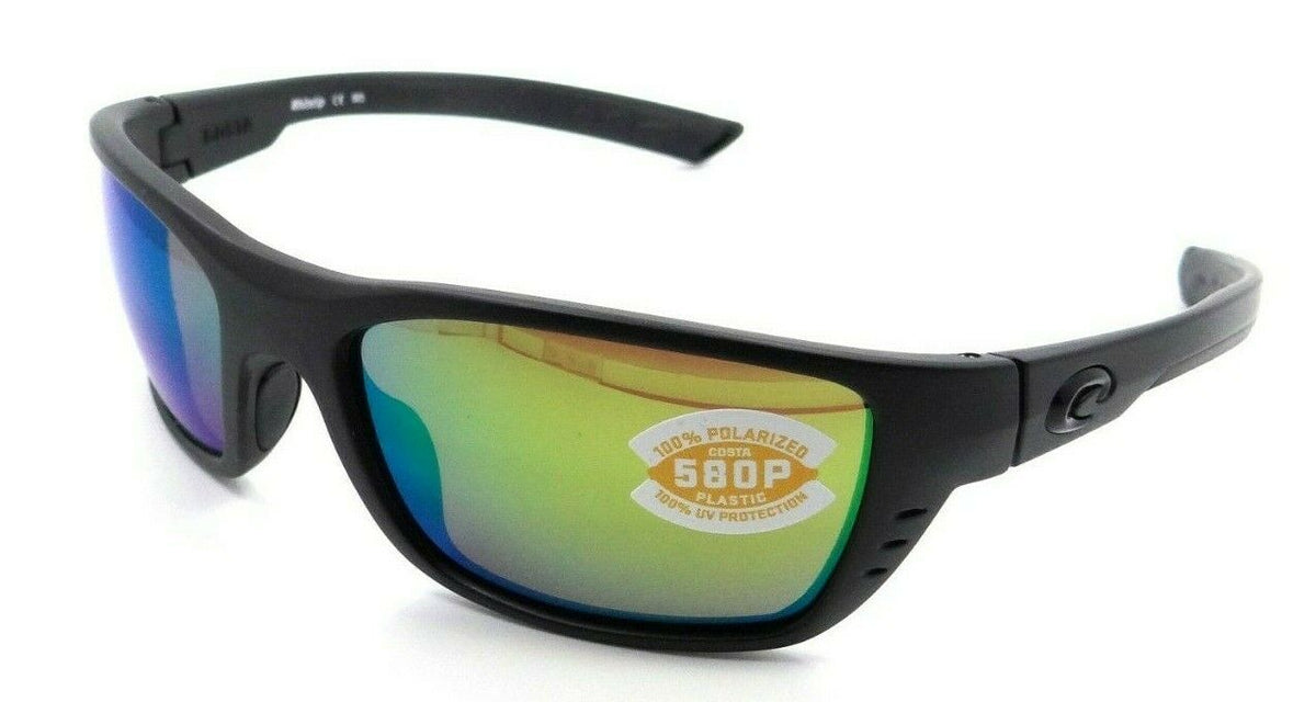 Costa Del Mar Sunglasses Whitetip 58-16-122 Blackout / Green Mirror 580P-097963556569-classypw.com-1