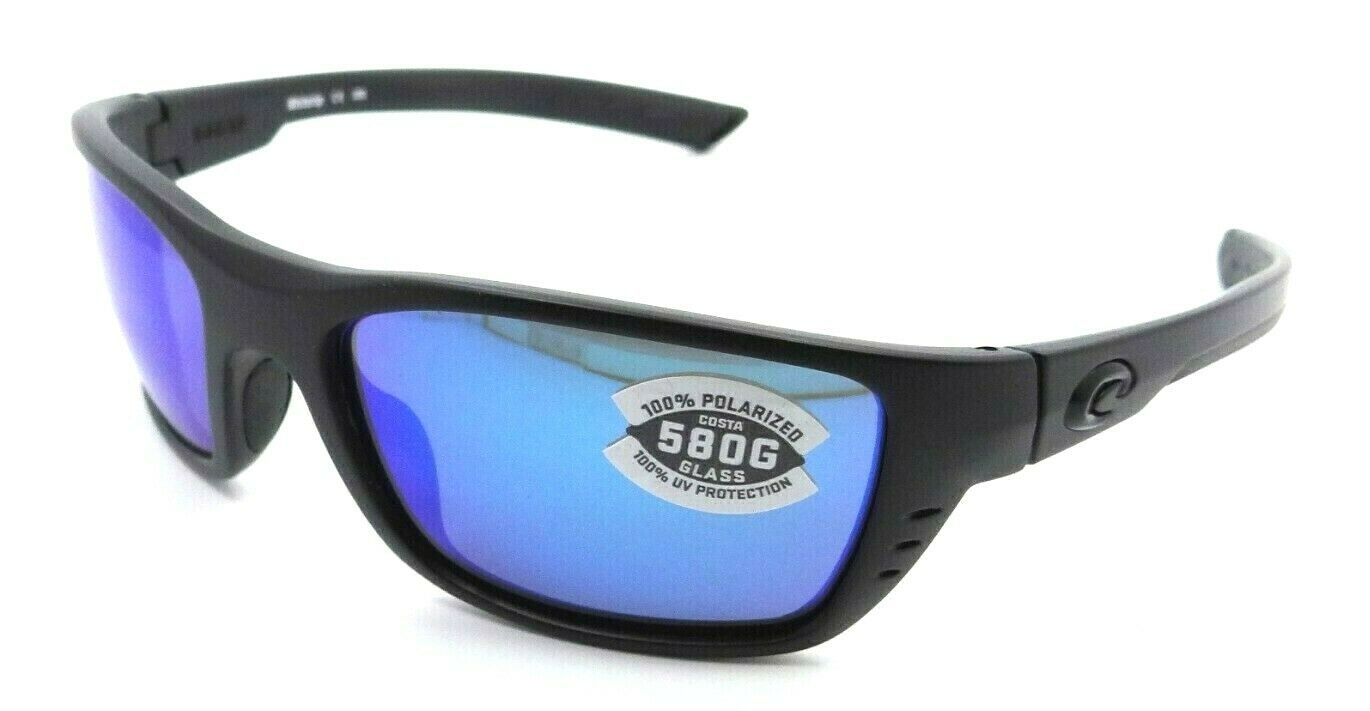 Costa Del Mar Sunglasses Whitetip 58-18-122 Blackout / Blue Mirror 580G Glass-097963556583-classypw.com-1
