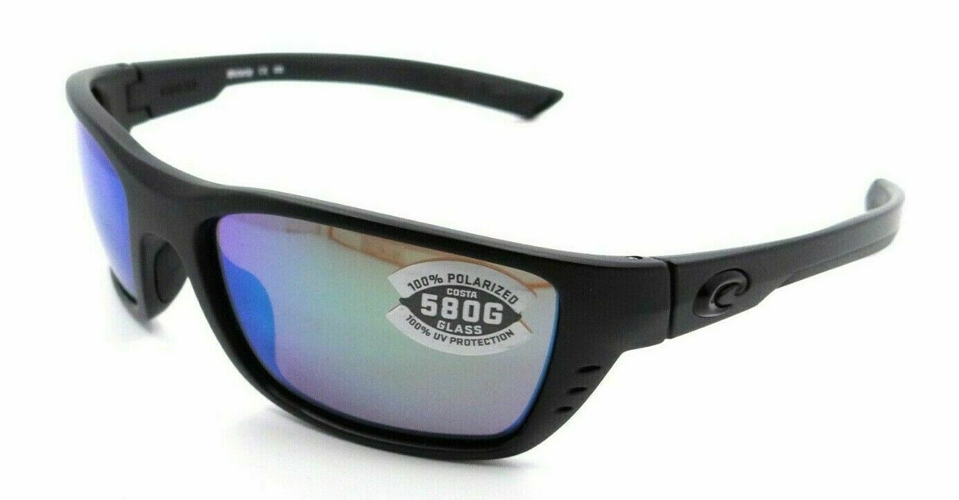 Costa Del Mar Sunglasses Whitetip 58-18-122 Blackout / Green Mirror 580G Glass-0097963556590-classypw.com-1