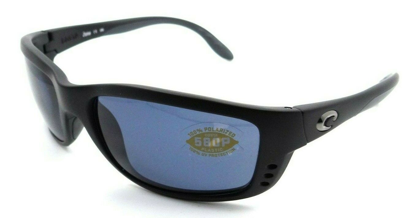 Costa Del Mar Sunglasses Zane 06S9059-0261 61-17-121 Matte Black / Gray 580P-097963476195-classypw.com-1