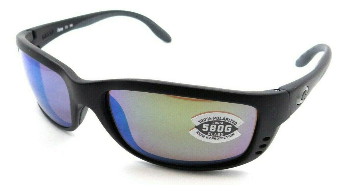 Costa Del Mar Sunglasses Zane 61-17-121 Black / Green Mirror 580G Glass-097963468565-classypw.com-1