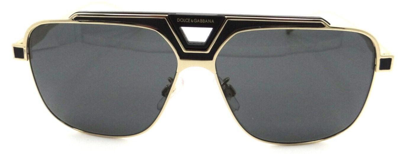 Dolce & Gabbana Sunglasses DG 2256 1334/87 62-19-150 Gold Matte Black /Dark Grey