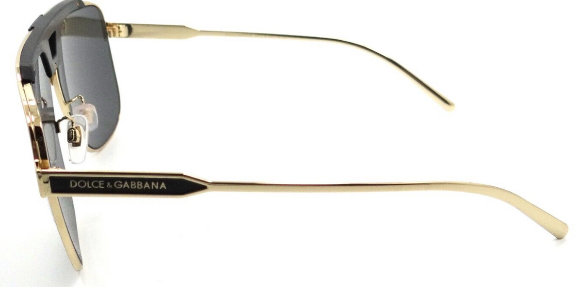 Dolce &amp; Gabbana Sunglasses DG 2256 1334/87 62-19-150 Gold Matte Black /Dark Grey
