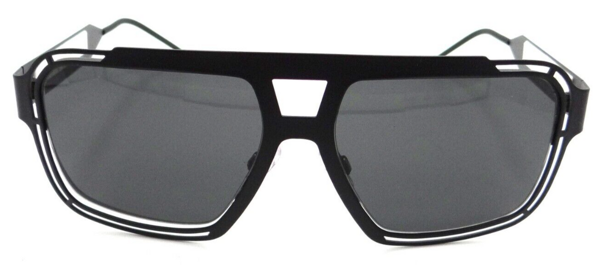 Dolce &amp; Gabbana Sunglasses DG 2270 3276/87 57-17-140 Matte Black / Dark Grey