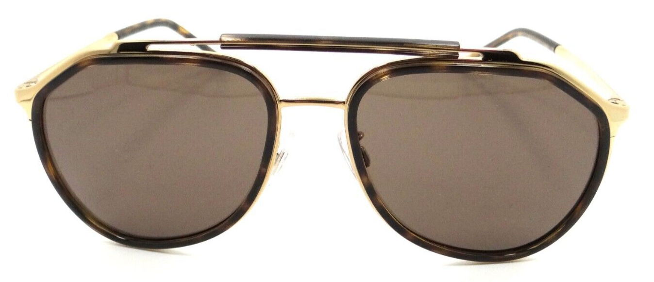Dolce & Gabbana Sunglasses DG 2277 02/73 57-18-140 Gold Havana / Dark Brown