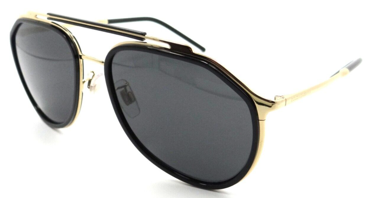 Dolce & Gabbana Sunglasses DG 2277 02/87 57-18-140 Gold Black / Dark Grey