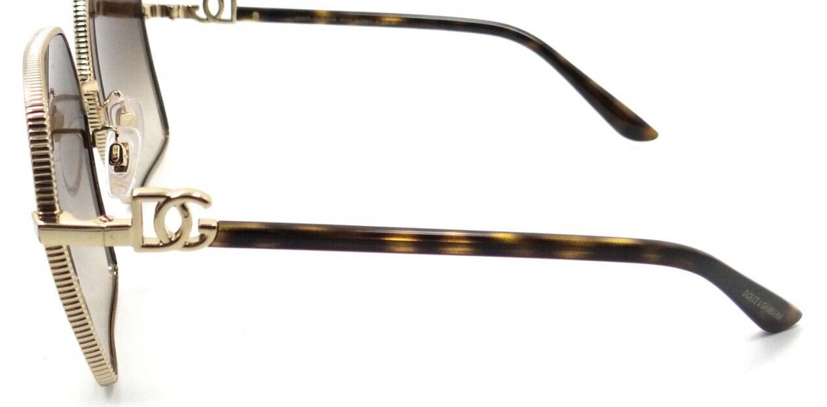 Dolce &amp; Gabbana Sunglasses DG 2279 02/13 60-14-140 Gold / Gradient Brown Italy