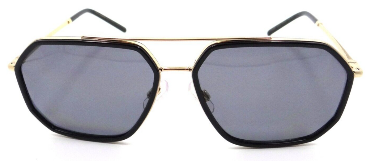 Dolce &amp; Gabbana Sunglasses DG 2285 02/81 60-15-145 Gold - Black / Grey Polarized