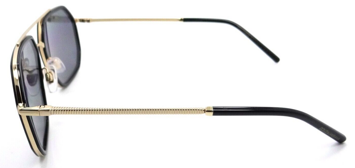 Dolce &amp; Gabbana Sunglasses DG 2285 02/81 60-15-145 Gold - Black / Grey Polarized