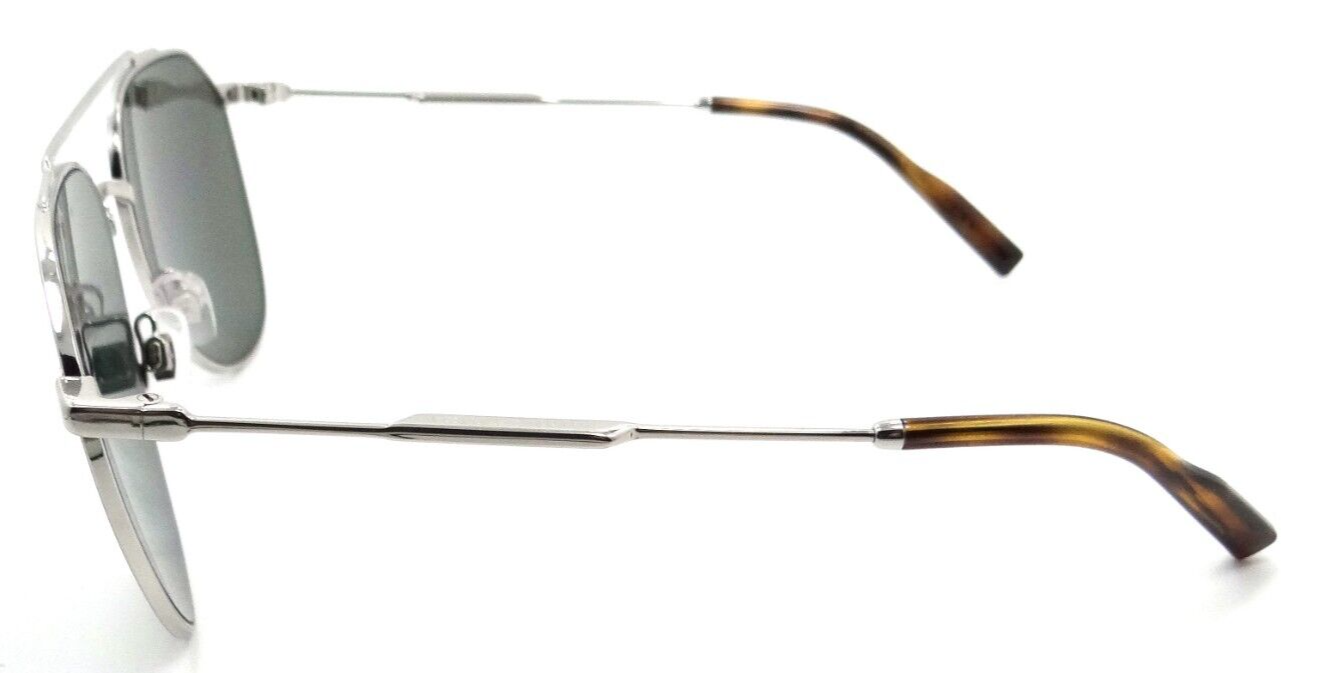 Dolce & Gabbana Sunglasses DG 2296 05/9A 58-15-145 Silver / Dark Green Polarized