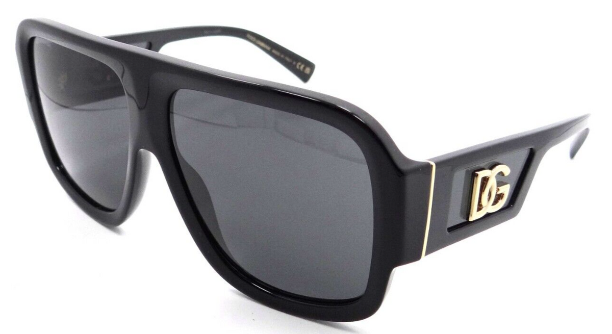 Dolce &amp; Gabbana Sunglasses DG 4401 501/87 58-14-140 Black / Dark Grey Italy