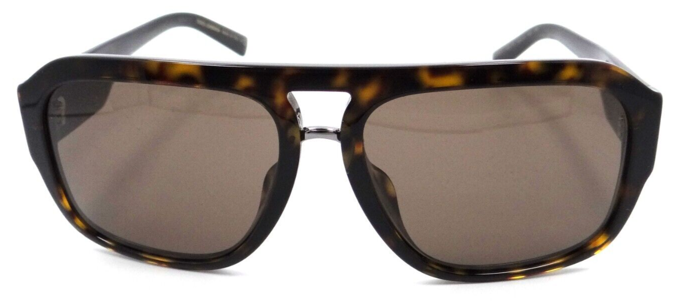 Dolce & Gabbana Sunglasses DG 4403F 58-16-140 Havana / Dark Brown Made in Italy
