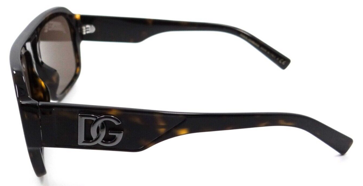Dolce &amp; Gabbana Sunglasses DG 4403F 58-16-140 Havana / Dark Brown Made in Italy