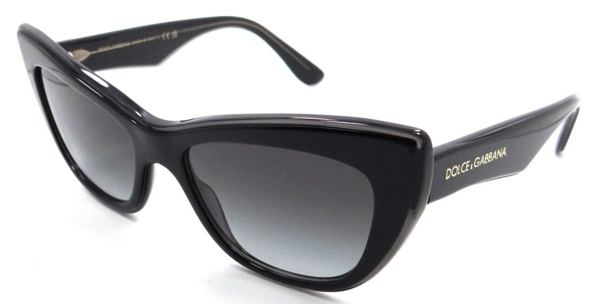 Dolce &amp; Gabbana Sunglasses DG 4417 3246/8G 54-17-145 Black - Grey/ Grey Gradient