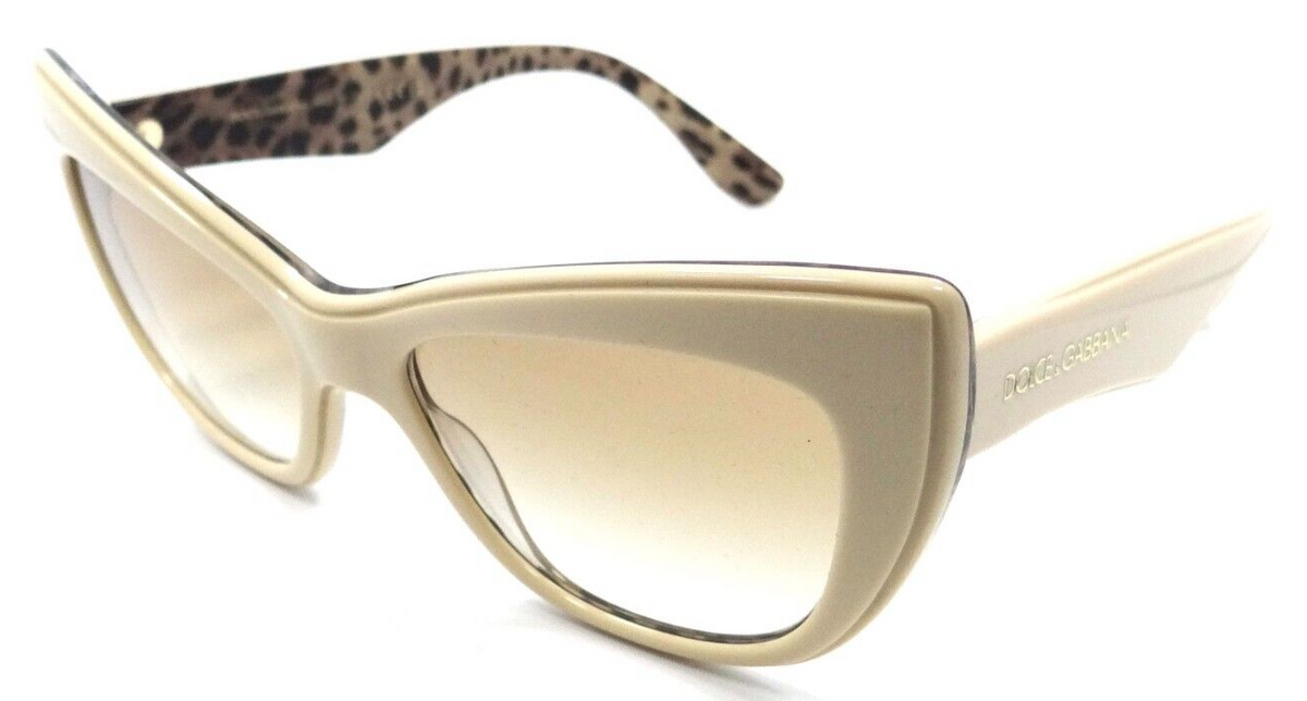 Dolce &amp; Gabbana Sunglasses DG 4417 3381/13 54-17-145 White Leo / Brown Gradient